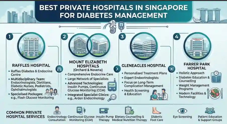 Best Private Hospitals in Singapore for Diabetes Management